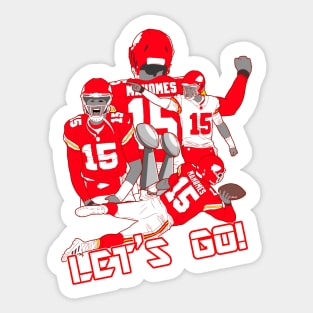 Pat Mahomes LET'S GO! Sticker